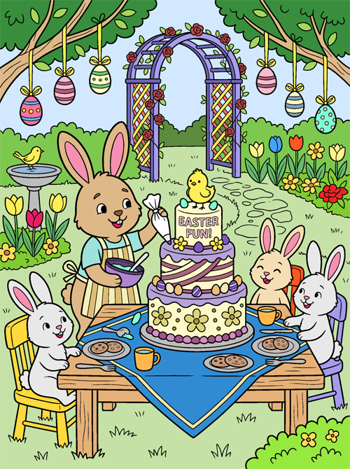 easter coloring page