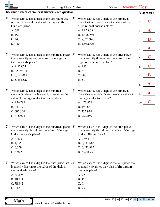  - examining-place-value worksheet