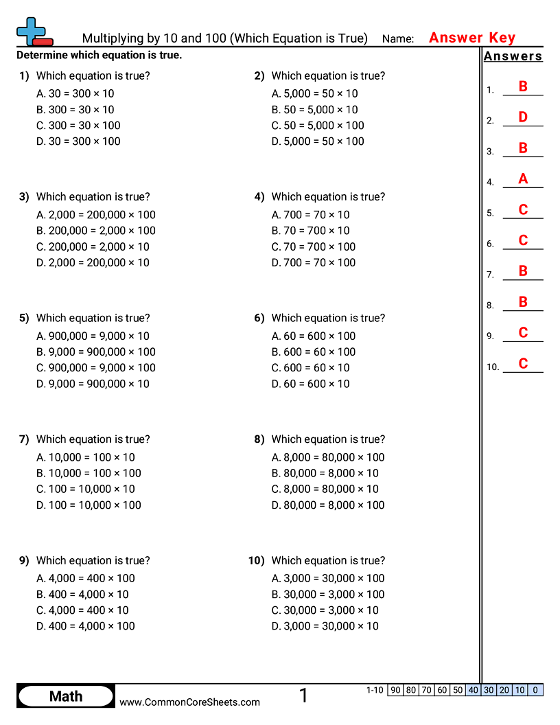 Related worksheet
