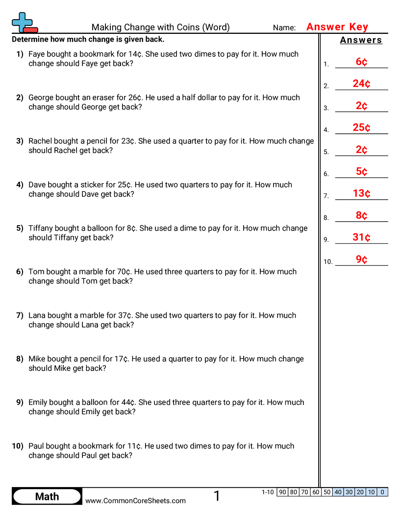 Related worksheet