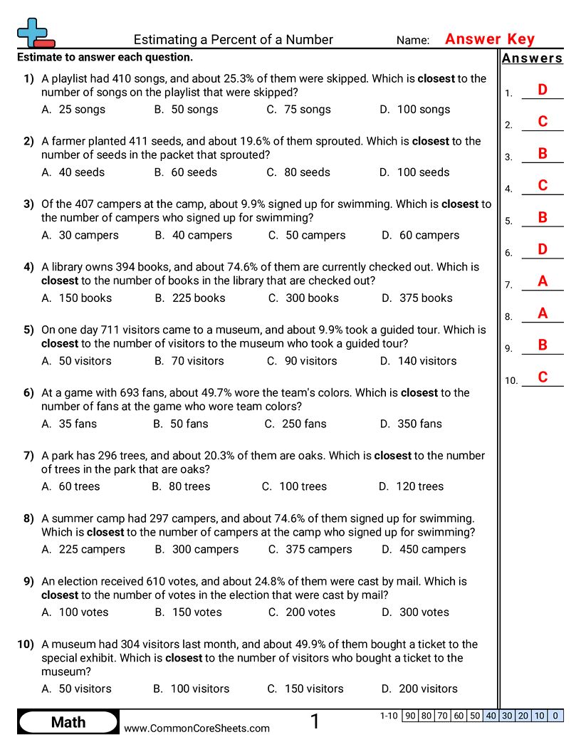 Related worksheet