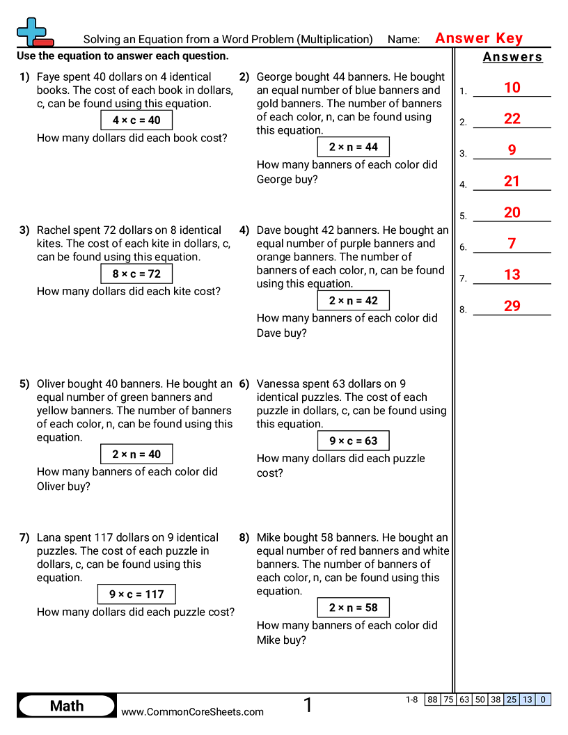 Related worksheet
