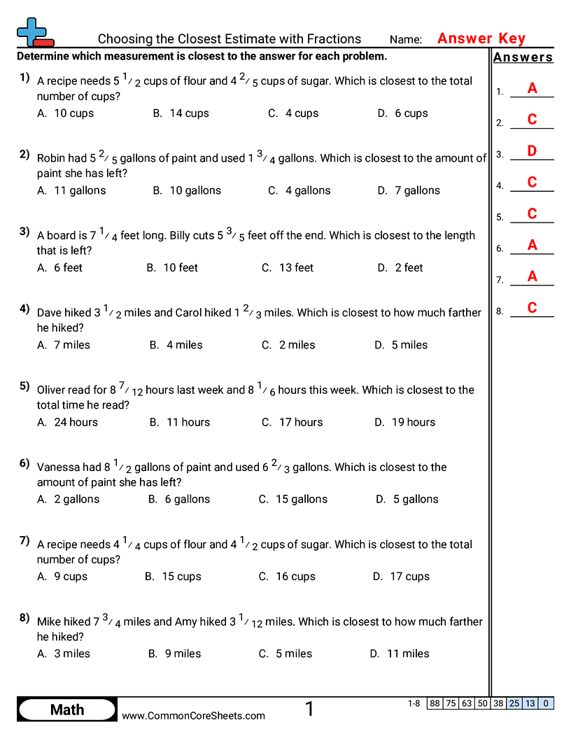 Related worksheet