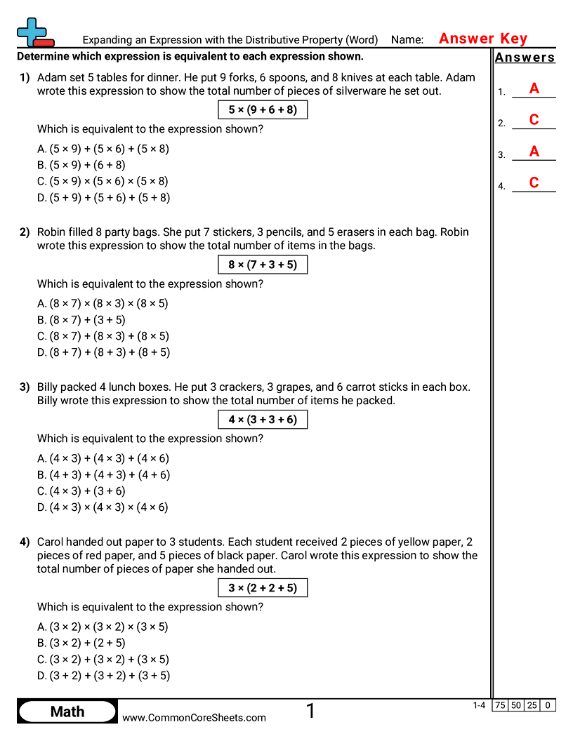Related worksheet