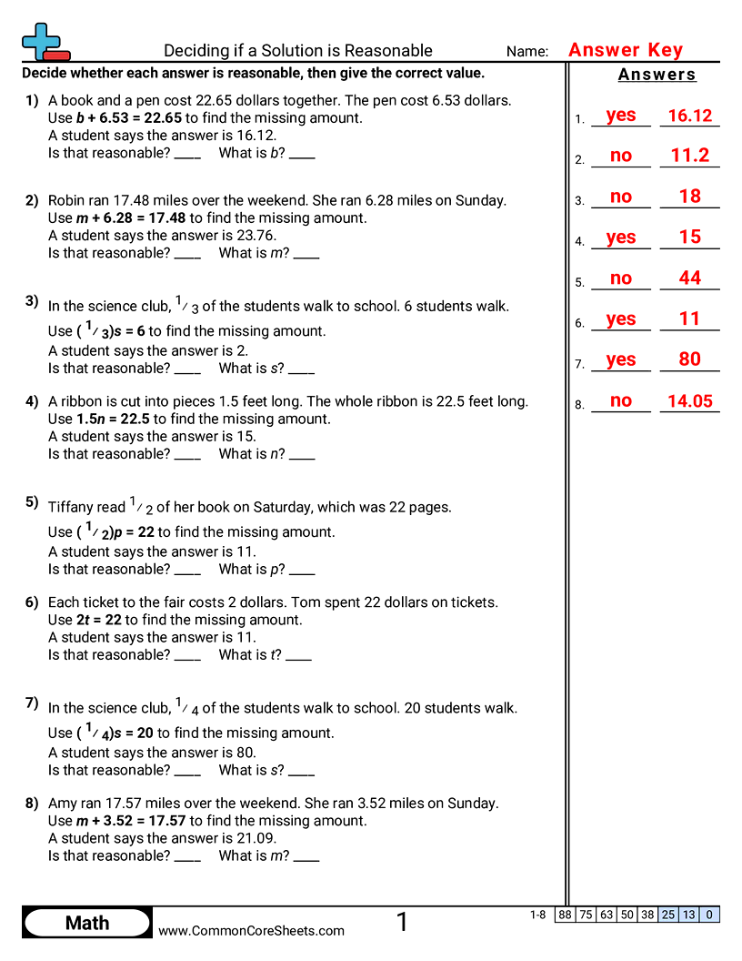 Related worksheet