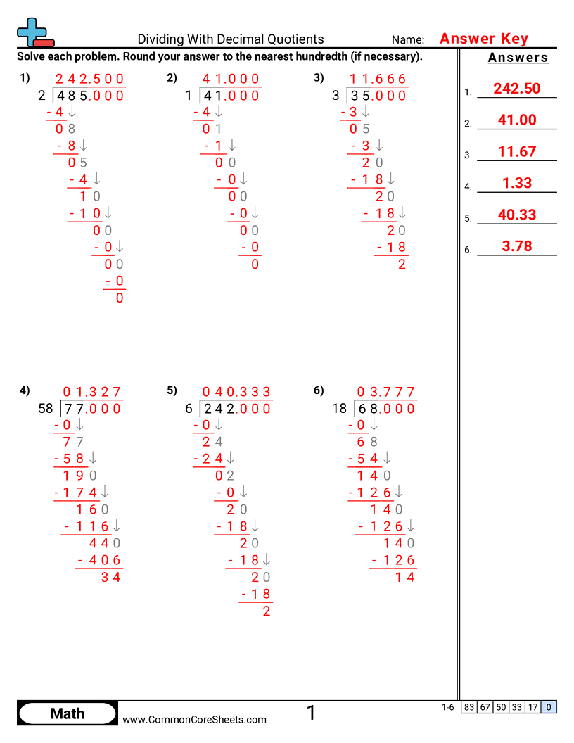 Related worksheet