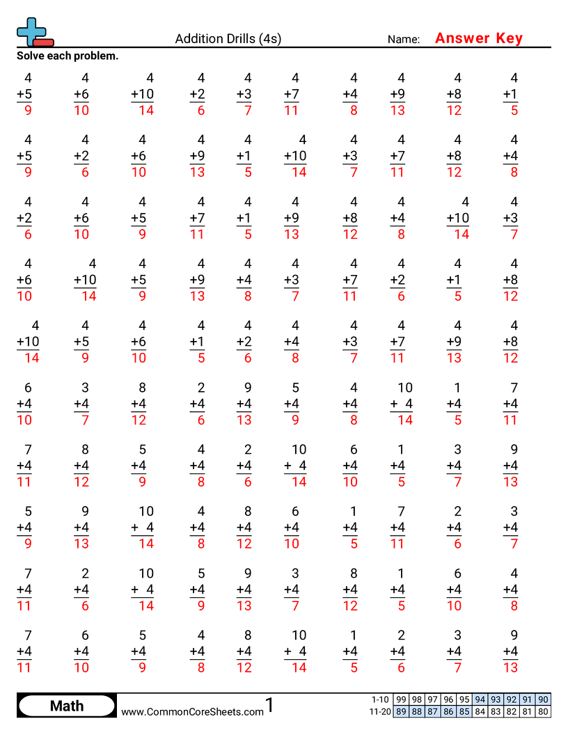 Related worksheet