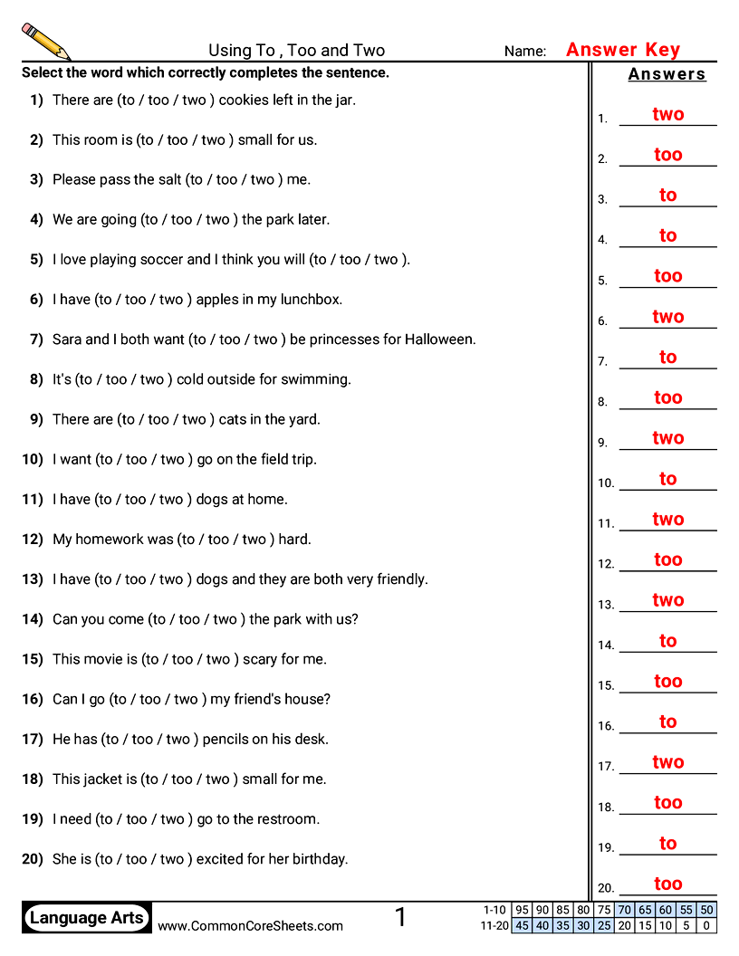 Related worksheet
