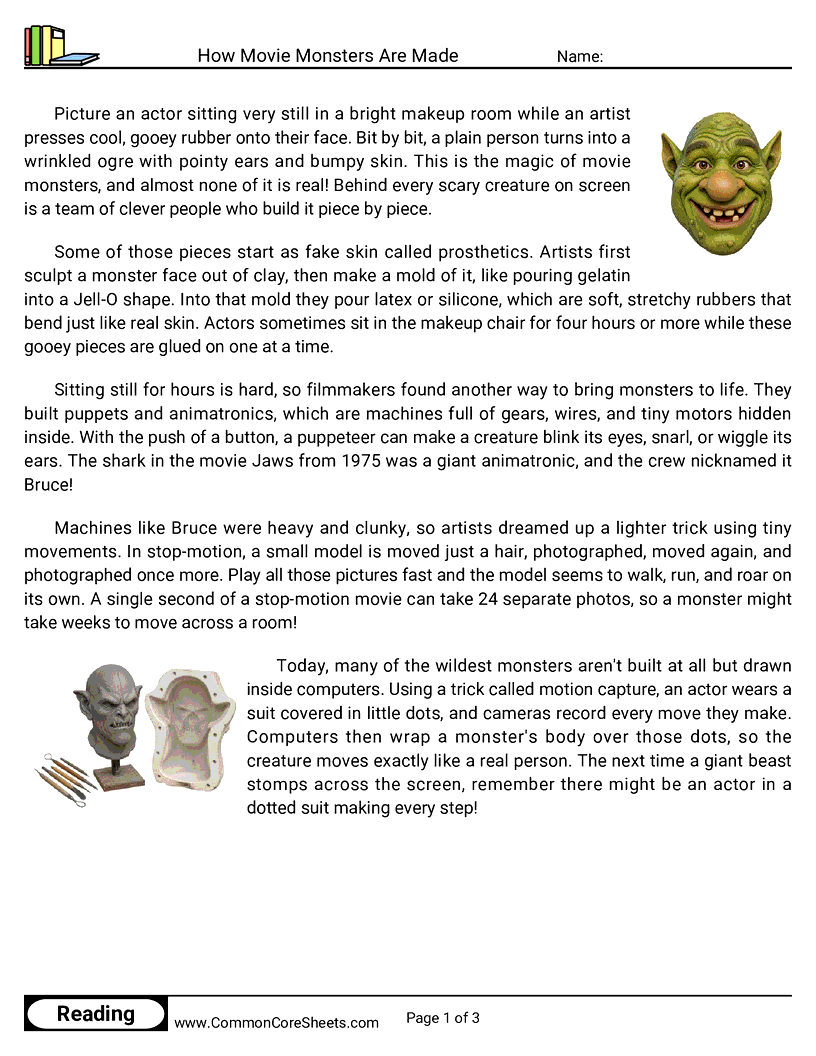Related worksheet