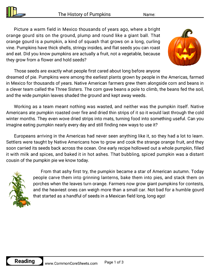 Related worksheet