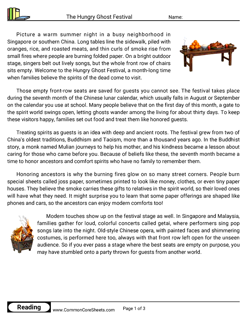Related worksheet