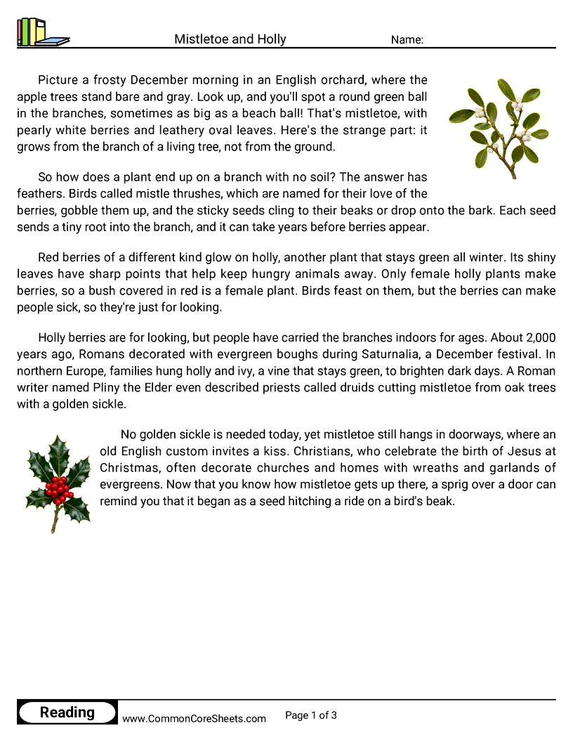 Related worksheet