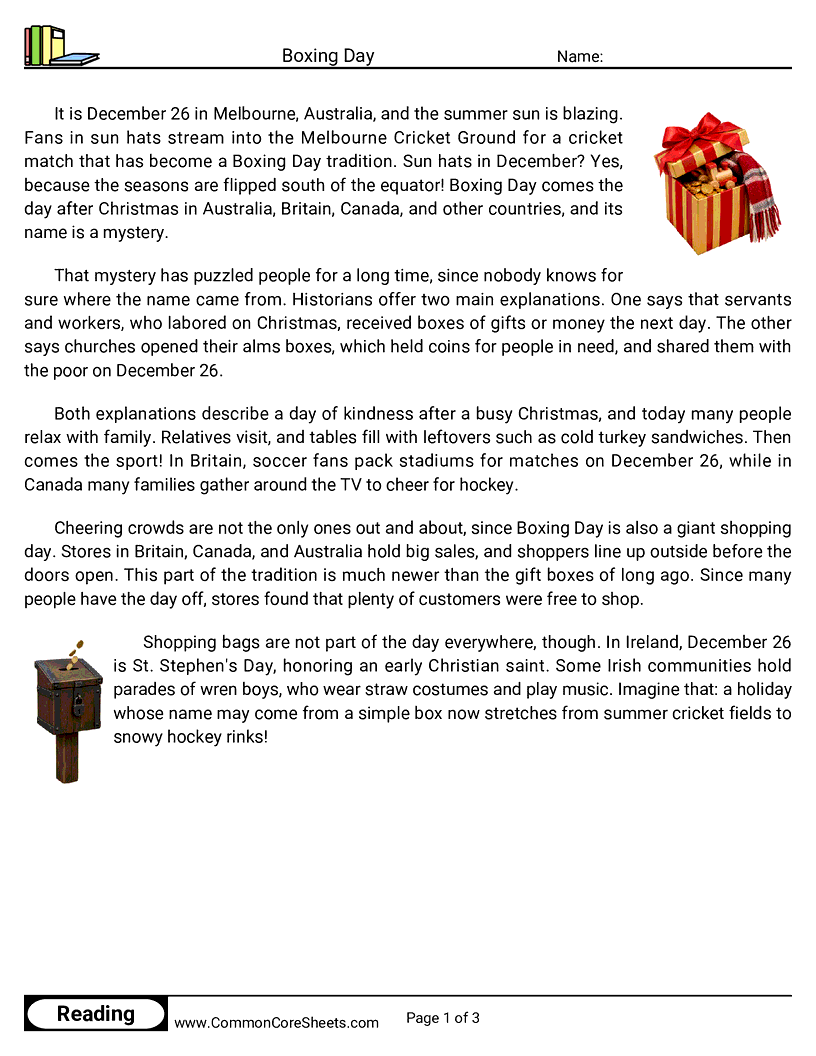 Related worksheet