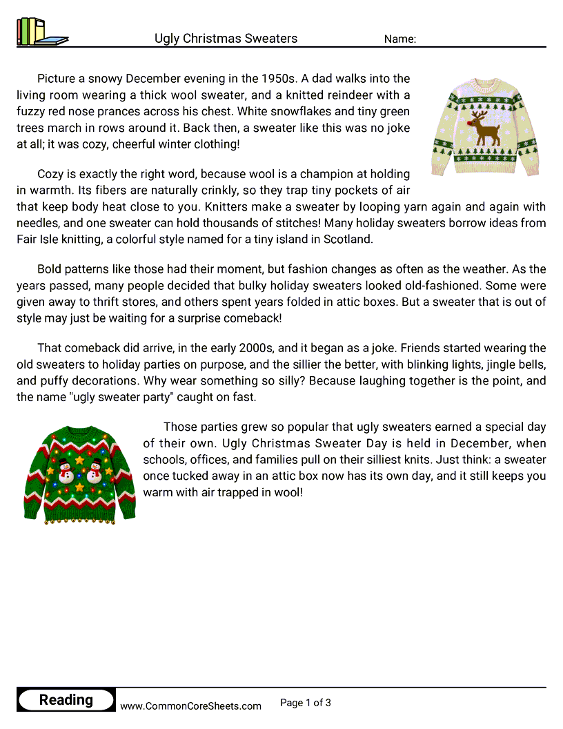 Related worksheet