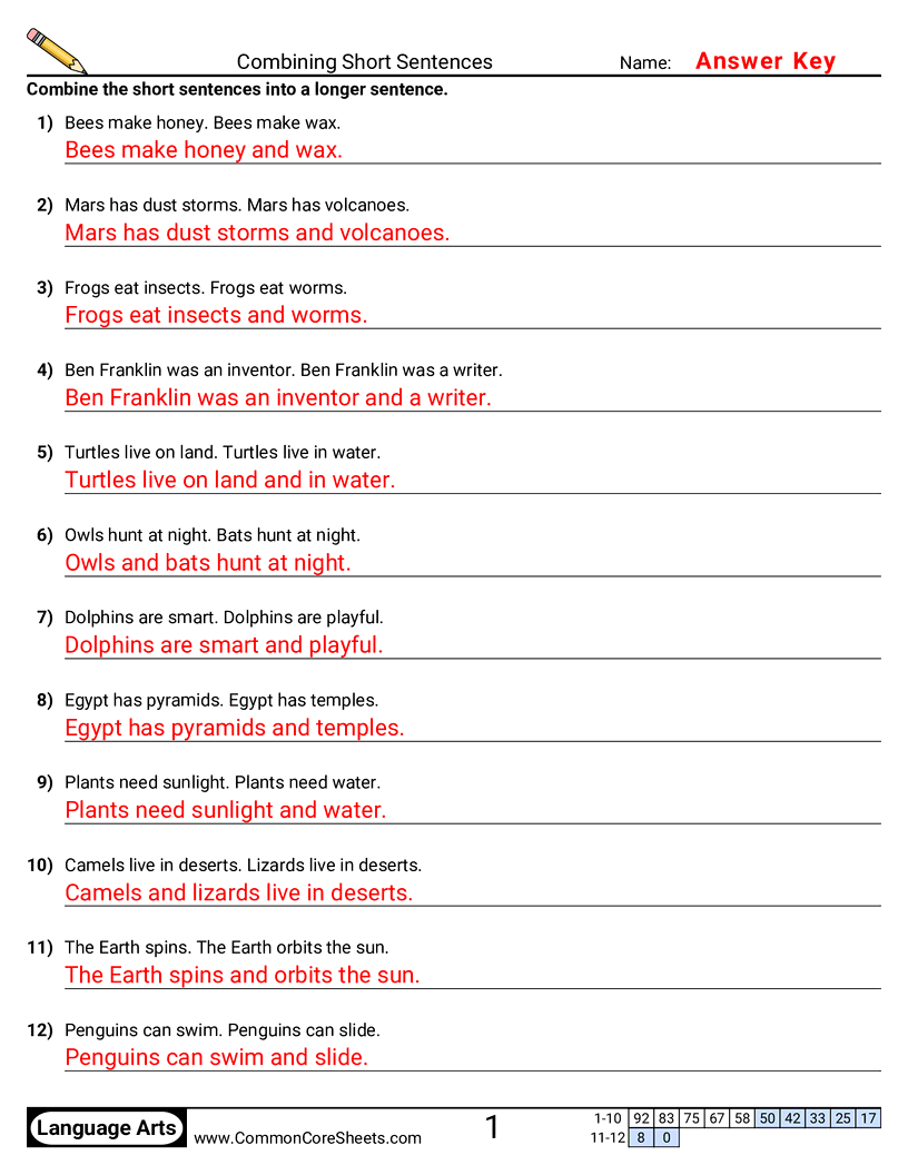 Related worksheet