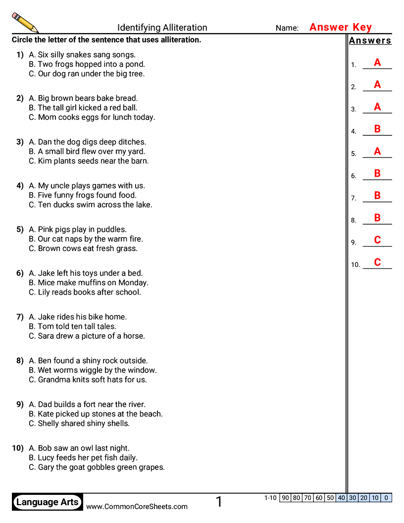 Related worksheet