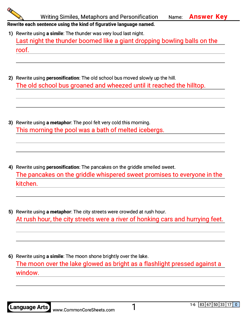 Related worksheet
