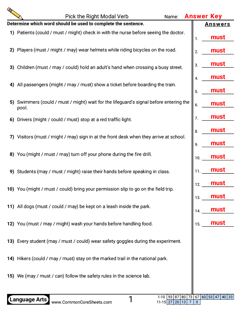 Related worksheet